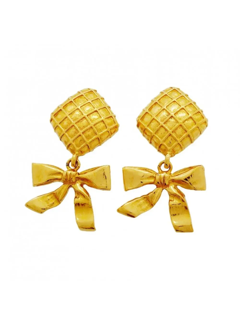 Chanel Earrings Gold-Tone Metal #327435C74B
